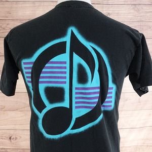 VINTAGE WCMS CHOIR MUSIC NOTE SINGLE STITCH 1995 90s T-SHIRT SIZE M MEDIUM